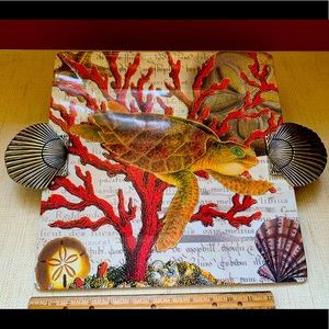 2 MudPie Melamine platters. Sold as pair.